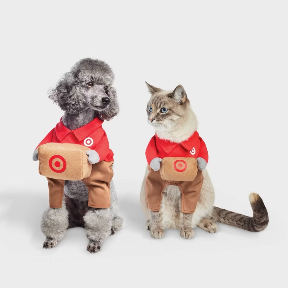 Halloween Target Delivery Dog and Cat Frontal Costume